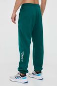 Спортивні штани adidas колір зелений з аплікацією (3335651)