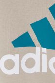Спортивні штани adidas колір бежевий з принтом