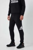 Спортивні штани adidas колір чорний з принтом (3332981)