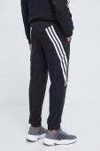 Спортивні штани adidas колір чорний з принтом (3674243)