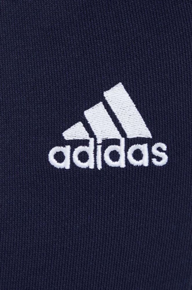 Бавовняні спортивні штани adidas колір синій з принтом (3454916) фото 4