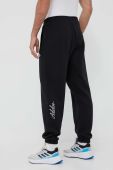 Спортивні штани adidas колір чорний однотонні (3322372)