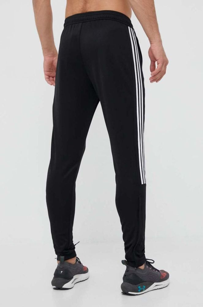 Спортивні штани adidas колір чорний з принтом (3335680) фото 3
