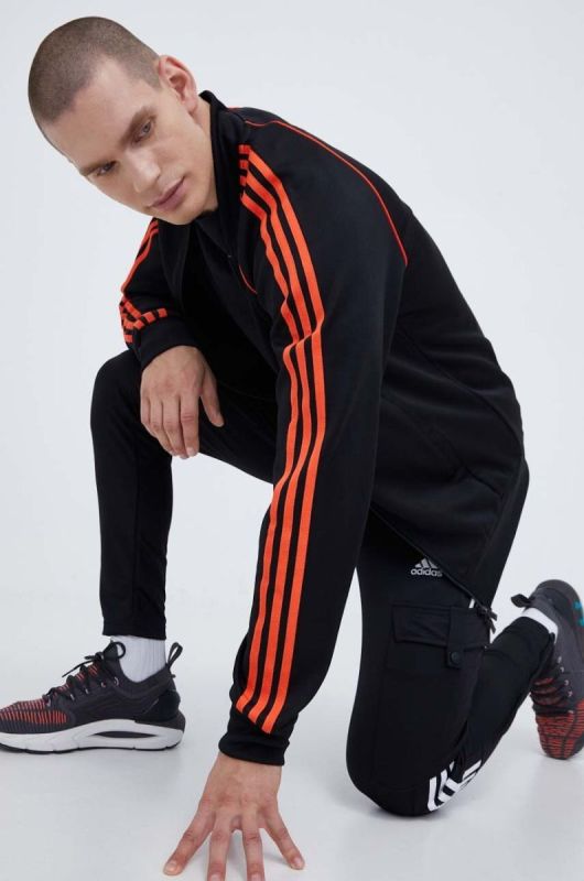 Спортивні штани adidas колір чорний з аплікацією (3501211) фото 2
