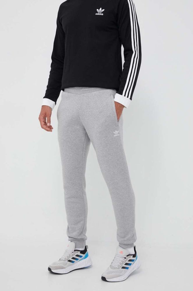Спортивні штани adidas Originals колір сірий меланж (3319873)
