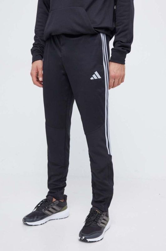 Штани для тренувань adidas Performance Tiro 23 Competition Winterized колір чорний з аплікацією