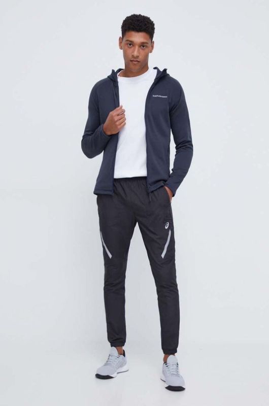 Штани для бігу Asics колір чорний фото 2