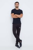 Штани для тренувань Puma Evostripe колір чорний з принтом