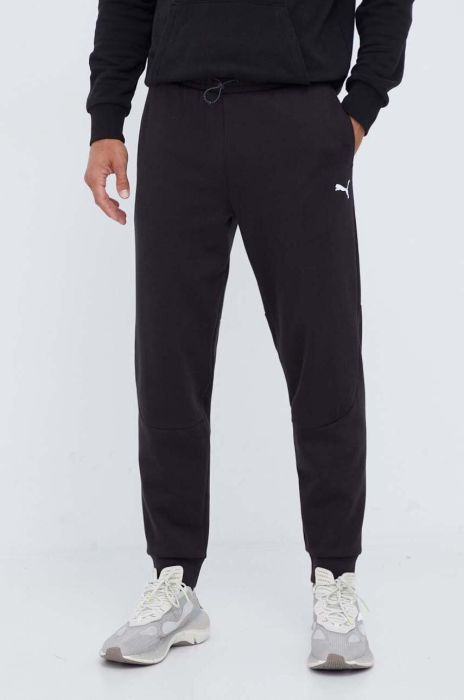 Спортивні штани Puma колір чорний однотонні (3454985)