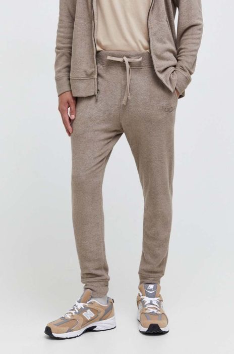 Спортивні штани UGG колір коричневий однотонні (3598544)