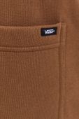 Спортивні штани Vans колір коричневий однотонні