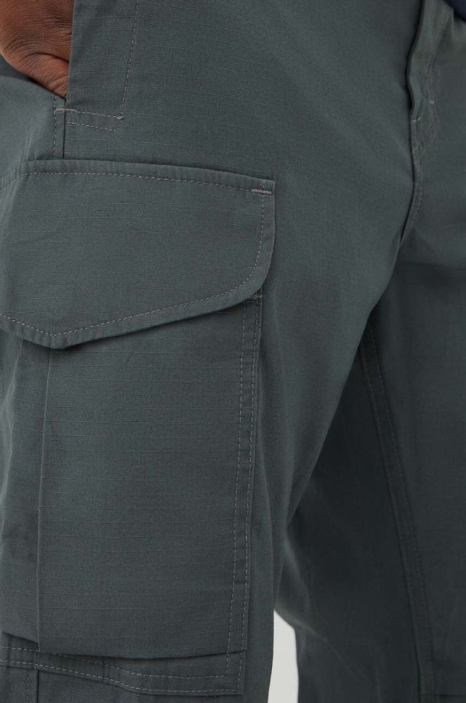 Бавовняні штани G-Star Raw колір зелений фасон cargo фото 4