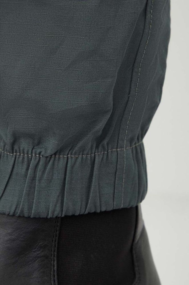 Бавовняні штани G-Star Raw колір зелений фасон cargo фото 5