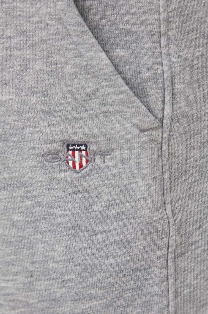 Спортивні штани Gant колір сірий меланж (3338786) фото 4