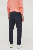 Бавовняні штани United Colors of Benetton колір синій фасон chinos Бавовняні штани United Colors of Benetton колір синій фасон chinos