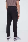 Бавовняні спортивні штани Hummel колір чорний однотонні (3582862)