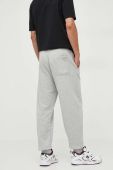 Бавовняні спортивні штани United Colors of Benetton колір сірий меланж (3451152)