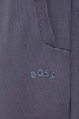 Бавовняні спортивні штани Boss Green BOSS GREEN колір сірий однотонні