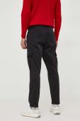 Штани Boss Orange BOSS ORANGE чоловічі колір чорний фасон cargo