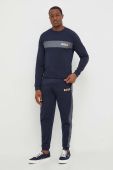 Штани лаунж BOSS колір синій візерунок