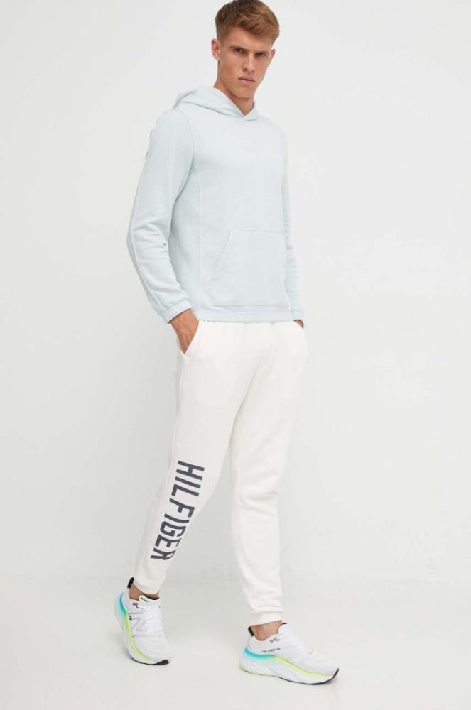 Спортивні штани Tommy Hilfiger колір бежевий з принтом (3551328) фото 2