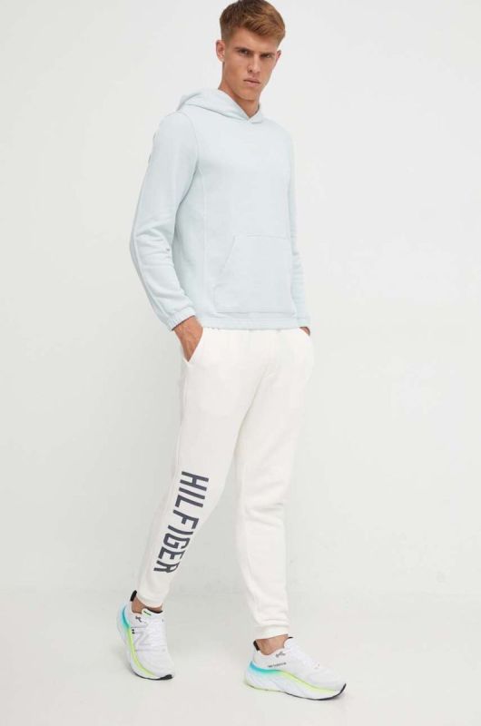 Спортивні штани Tommy Hilfiger колір бежевий з принтом (3551328) фото 2