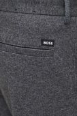 Штани BOSS чоловічі колір сірий пряме (3486619)
