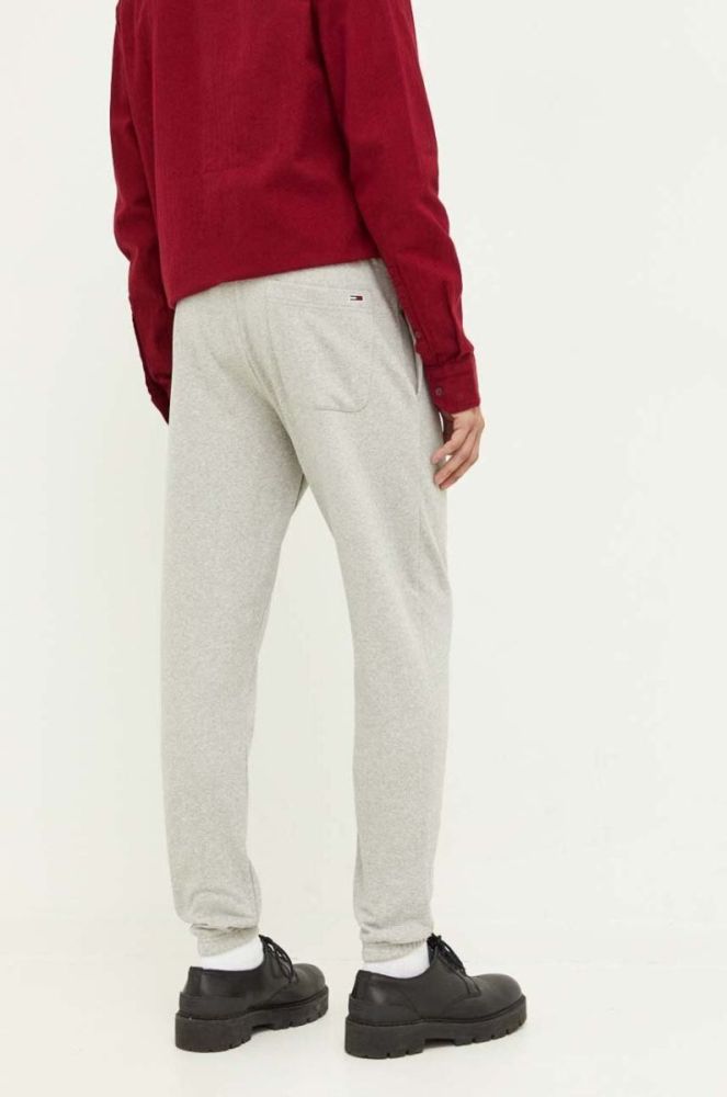 Спортивні штани Tommy Jeans колір сірий меланж фото 3