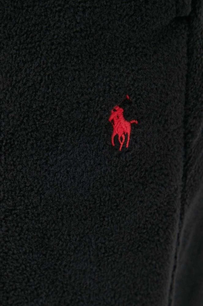 Штани лаунж Polo Ralph Lauren колір чорний однотонні (3614817) фото 4