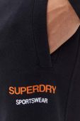 Спортивні штани Superdry колір чорний однотонні (3575790)