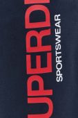 Спортивні штани Superdry колір синій з принтом