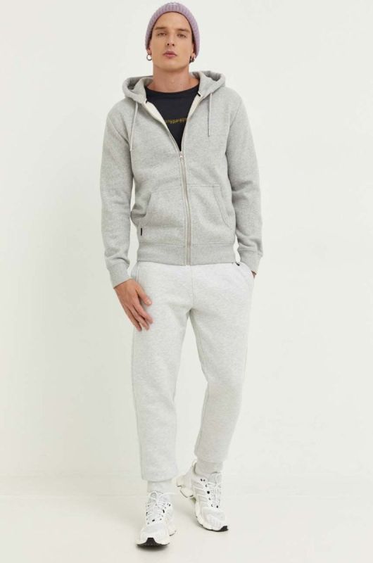 Спортивні штани Superdry колір сірий меланж (3451158) фото 2