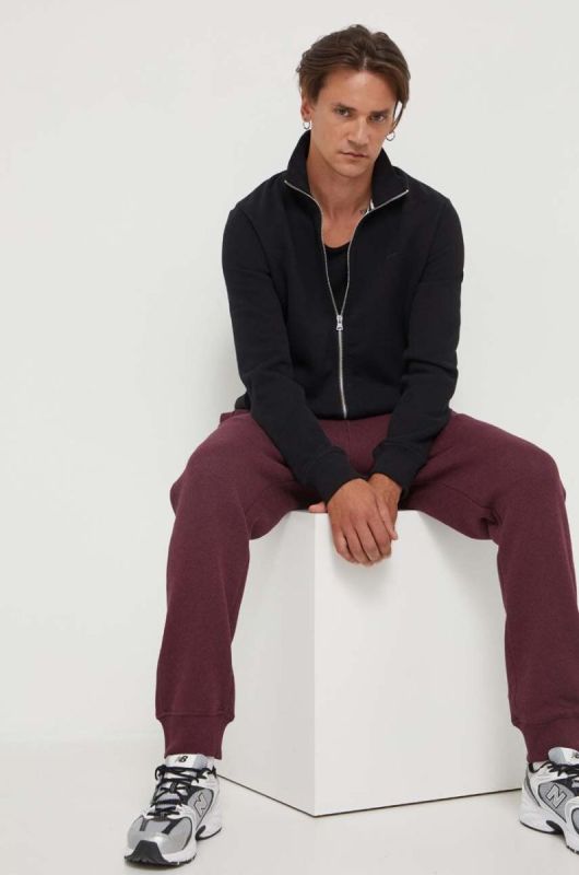 Спортивні штани Superdry колір бордовий однотонні (3459490) фото 2