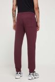 Спортивні штани Superdry колір бордовий однотонні (3459490)