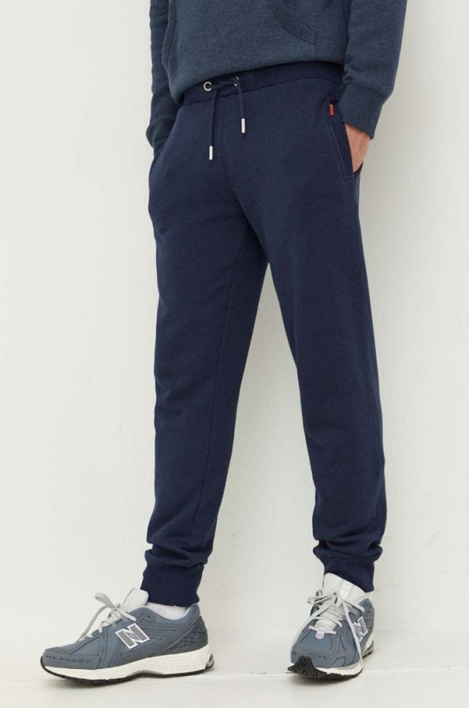 Спортивні штани Superdry колір синій однотонні (3451167) фото 2