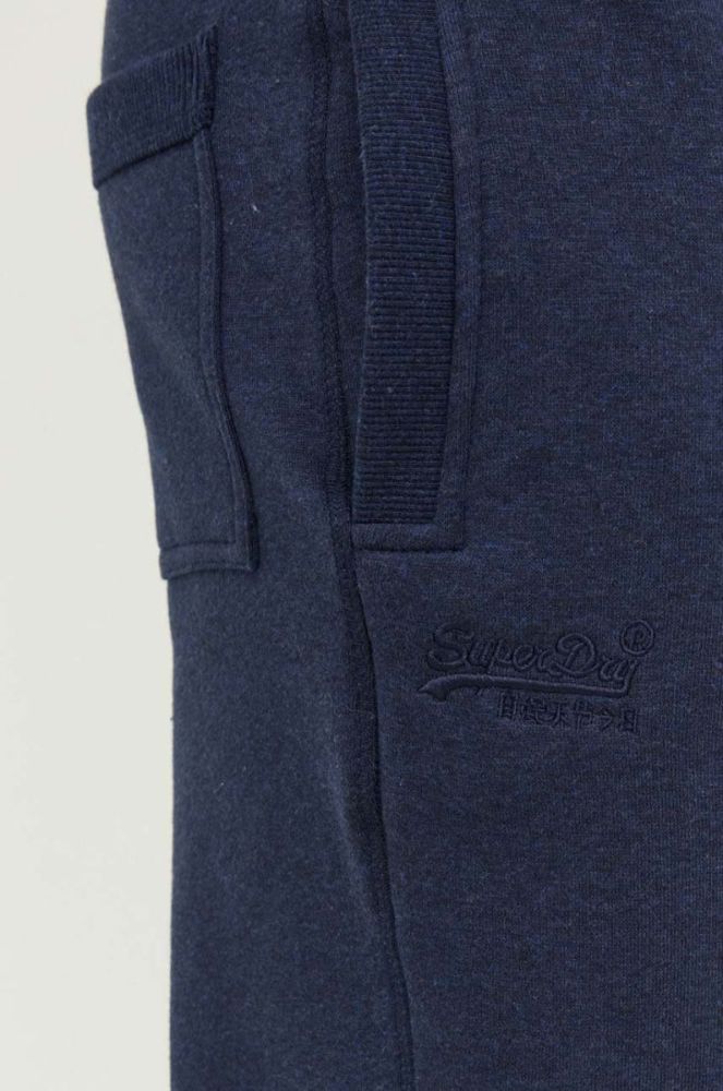 Спортивні штани Superdry колір синій однотонні (3451167) фото 4