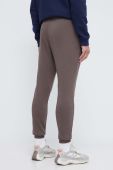 Спортивні штани Reebok колір коричневий однотонні