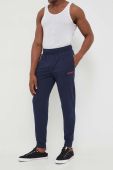 Штани лаунж HUGO однотонні колір блакитний (3501300)