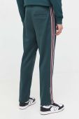 Спортивні штани HUGO колір зелений з аплікацією