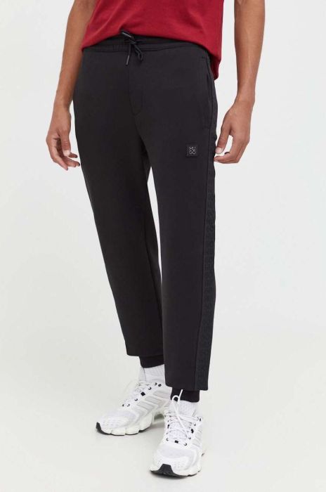 Спортивні штани HUGO колір чорний однотонні (3591859)