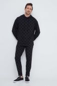 Штани лаунж HUGO колір чорний візерунок