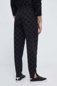 Штани лаунж HUGO колір чорний візерунок