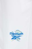 Спортивні штани Reebok колір білий з принтом