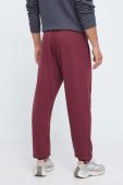Спортивні штани Reebok Classic колір бордовий з принтом