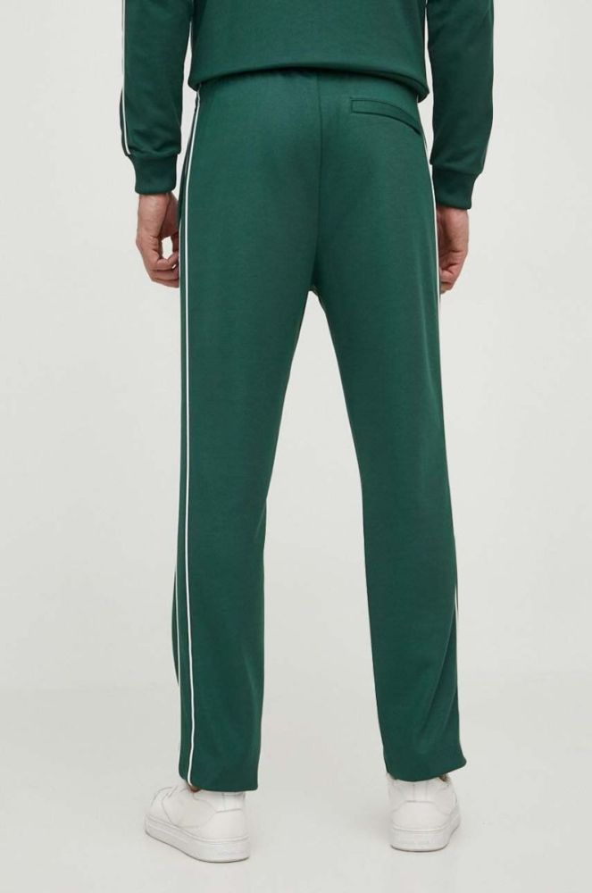 Спортивні штани Lacoste колір зелений однотонні (3626028) фото 3