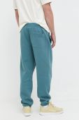 Спортивні штани Vans однотонні колір блакитний (3681394)