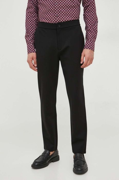 Штани з домішкою вовни Michael Kors колір чорний фасон chinos Штани з домішкою вовни Michael Kors колір чорний фасон chinos