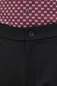 Штани з домішкою вовни Michael Kors колір чорний фасон chinos Штани з домішкою вовни Michael Kors колір чорний фасон chinos