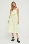 Сукня R?sum? колір жовтий midi розкльошена