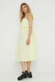Сукня R?sum? колір жовтий midi розкльошена